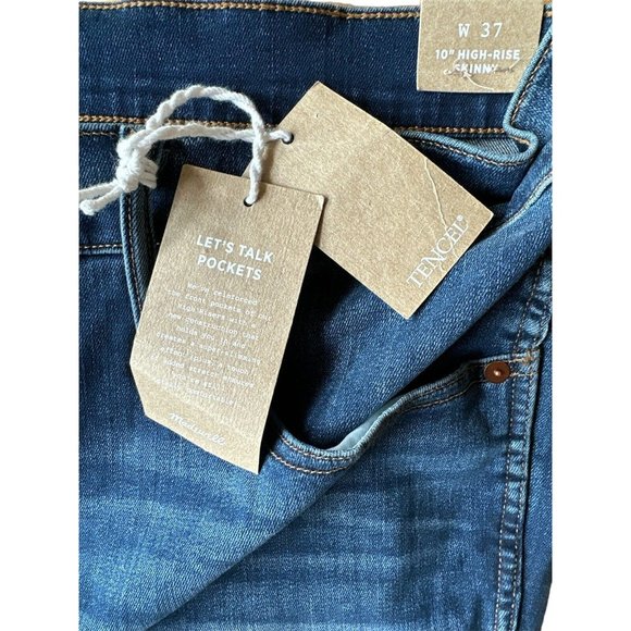 NWT MADEWELL 10” HIGH RISE SKINNY JEANS SIZE 37 - Picture 3 of 6